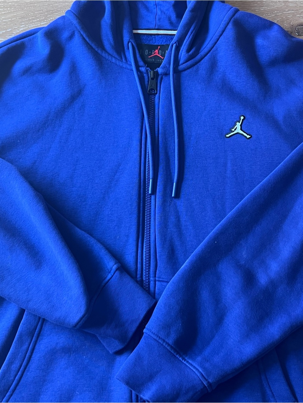 Jordan Blue/Purple Full‑Zip Hoodie with Jumpman Logo